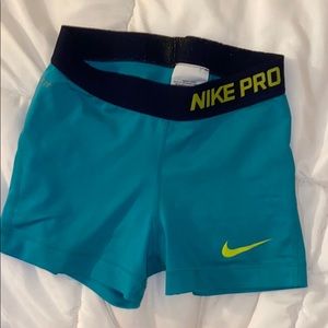 Nike Pro spandex shorts